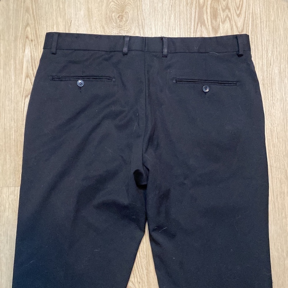 Classic Minimalist Zenformen Men's Black Trousers Timeless Tailored Pants 36R - Picture 6 of 11